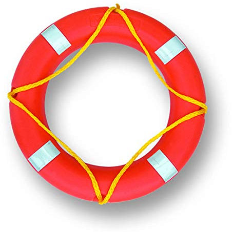 Martek Hsemarket_ Schwimmring für Annute, Rettungsring, Boot, zugelassen für Meer und Pool, 4 kg