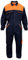 C.B.F. Balducci Group Combinaison de Travail, Multi-Poches (Bleu/Orange, L)
