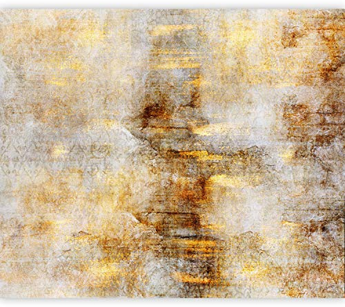 murando Fototapete selbstklebend Abstrakt 392x280cm Foto Tapete Tapetenfolie Möbelfolie Wandverkleidung Wandtapete Motivtapeten Bildtapete Schlafzimmer 3d Effekt Ornament Orient grau f-A-0865-a-a