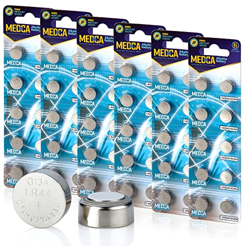 Pilas para audífonos - Paquete de 60 Pilas tamaño AG13 para amplificadores auditivos - 60 Piezas