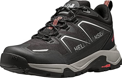 Helly-Hansen Women's Cascade Low HT Lightweight Performance Hiking Sneaker Shoes, 990 Black/Bright Bloom - 6.5 F