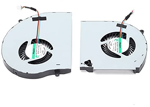 ASHATA CPU Cooling Fan for Alienware 17/R4/R5/P31E/ALW17C, Laptop Cooling Fan 4‑Pin Computer Accessories for DELL 17/R4/R5/P31E/ALW17C