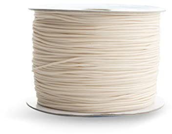 Realm Roman Blind Cord 1.2mm String For Austrian Festoon Cording (Cream, 20m)