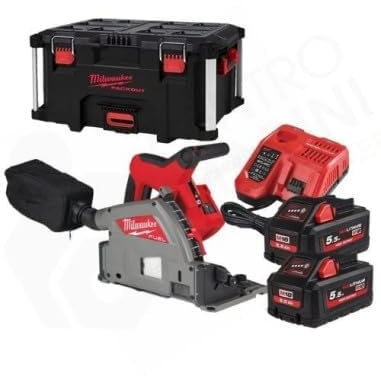 Milwaukee M18FPS55-552P Fuel™ Cordless Plunge Saw