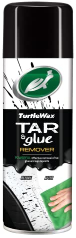 Turtle Wax Tar & Glue Remover 400ml 54046 - High-Performance Formula for Easy Removal of Road Tar & Sticky Glue - Non Drip Formula -Safe To Use on Paintwork, Alloy Wheels and Glass