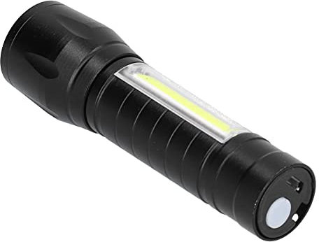 Torcia Elettrica, Comoda da Usare Impermeabile Facile da Riporre Torcia Zoomabile Elevata affidabilità per l'esplorazione di Grotte per il Campeggio