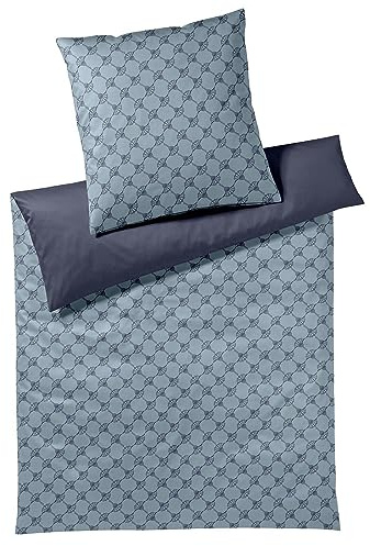Joop! Bettwäsche Cornflower Double deep Ocean 1 Bettbezug 155 x 220 cm + 1 Kissenbezug 80 x 80 cm