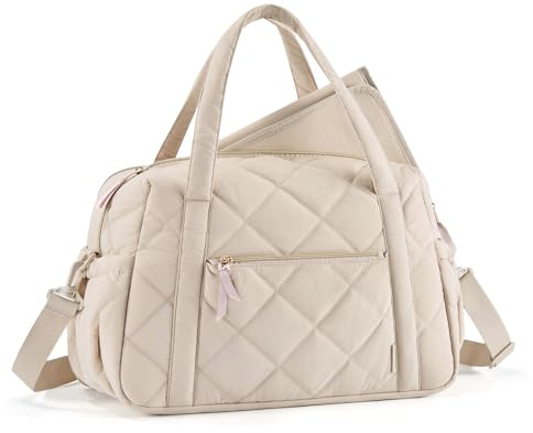 mommore Wickeltasche, Tragetasche, groß, erweiterbar, für 2 Kinder, Zwillinge, gesteppte Krankenhaustasche für Mutter, Weekender