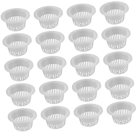 SUPVOX Vasi Per Fiori Idroponici Da 20 Pezzi Forniture Per Vivai Cestini Idroponici Per Drenaggio E Flusso