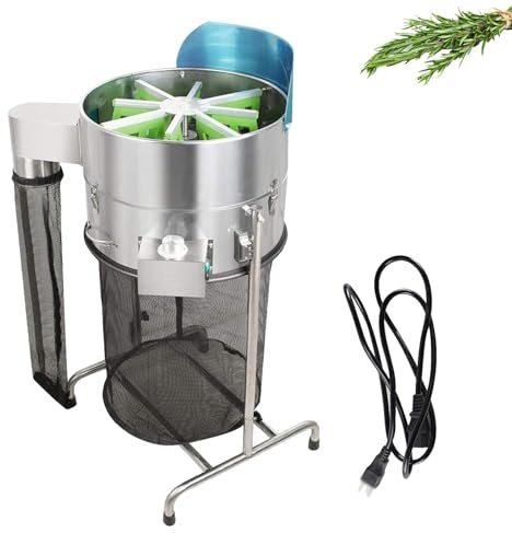 Tagliabordi automatico da 45 cm, tagliabordi elettrico a spirale da 60 W con rete, 3 lame, 3 velocità regolabili, manometro 0-60 PSI, angolo regolabile a 180°, per foglie e germogli