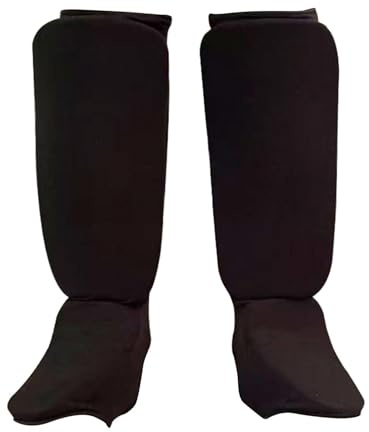 Gralara Parastinchi per Kickboxing, Comode Protezioni per Il Collo del Piede E I Piedi, per Muay Thai E Kickboxing, Nero