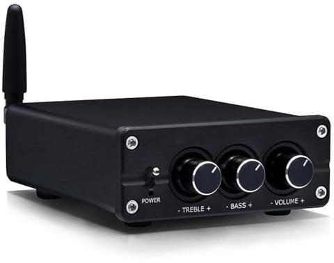 DAYnagh Amplificatore Digitale con Stereo 5.0 Compatibile con 200 W qualità Potenza Totale Design per Uso Interno Doppio Stereo