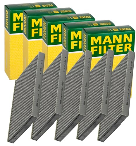 BandelOne enthält 5x Mann-Filter Cuk 2882 Innenraumfilter Aktivkohlefilter 5-Stück!
