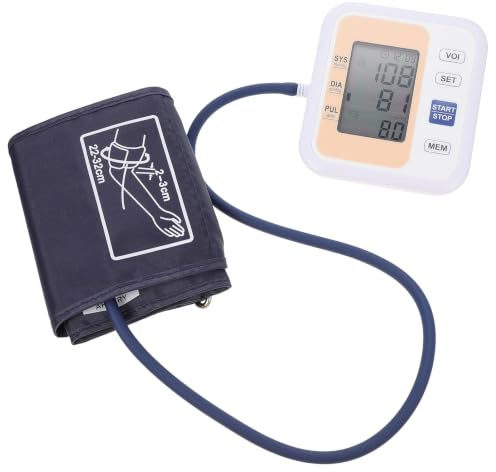 BIUDECO Oberarm Blutdruckmessgerät Digital für Senioren und Eltern mit Armband, 2 x 120 Speichergruppen, Pulserkennung und Messung des arteriellen Drucks