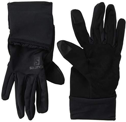 Salomon, Unisex Laufhandschuhe FAST WING WINTER GLOVE U, Schwarz, Gr. XS, L40428200