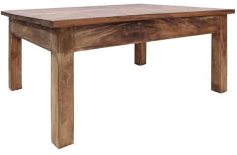 vidaXL Couchtisch Massives Mahagoniholz 96x73x45 cm
