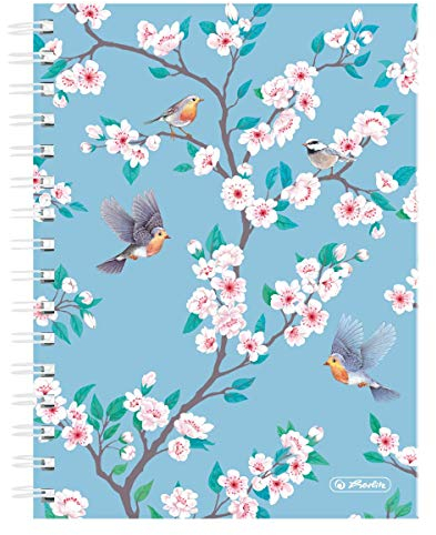 Herlitz Spiralboutiquebuch A5 Ladylike Birds, 100 Blatt kariert