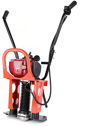 4 Stroke Gas Concrete Wet Screed Commercial Power Screed Vibratory Screed Power Unit Wet Concrete Screed Board Cement 37.7CC 1.2HP Road Construction Fits 1-6M Blade