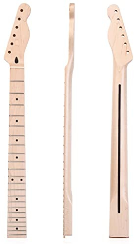 Wsrcxx Ersatzteile E-Gitarre, 22 Bünde, Gitarrenhals kompatibel TL Ersatzteile E-Gitarre