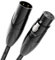 deleyCON 5m Cavo Audio XLR - Qualità da Studio - in Puro Rame OFC (AWG24) - Cavo da Microfono con Soppressione EMI e RFI - con Bloccaggio in Metallo e Contatti Placcati oro - DMX 3 Poli