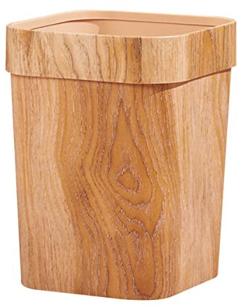 Cabilock Poubelle En Imitation 12l Pour Salle De Bain La Cuisine Bureau Poubelle Grosse Capacité En Plastique Design Appartements Et Dortoirs