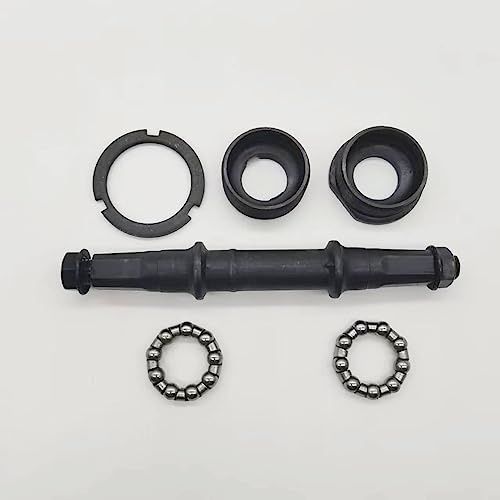 ZZRSDAN 5S Bicycle Bottom Bracket Cycle Crank Axle Square Taper, Bottom Bracket Axle