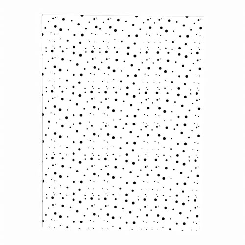 Jwssor Seidenpapier, gepunktet, Schwarz und Weiß, 20 Blatt, 50,8 x 35,6 cm, Geschenkpapier für Geschenktüten, Hochzeit, Geburtstag, Babyparty, Bastelarbeiten