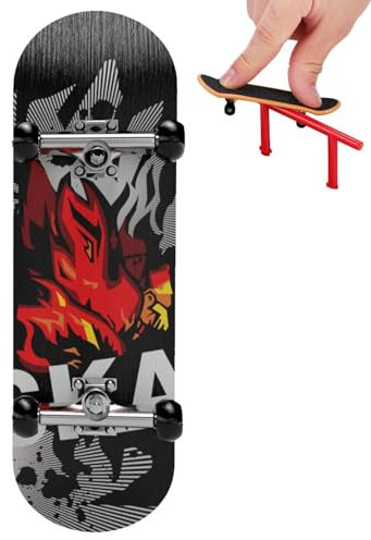 Generisch Finger-Skateboard | Realistische lustige Muster-Finger-Spielzeug-Skateboards | -Scooter-Fingerbrett, Fingerspielzeug-Skateboards für Skateboard-Party-Gefälligkeiten, kreative Geschenke