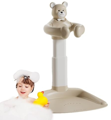 Soporte de baño para bebé, soporte antideslizante para bañera o ducha, soporte de ducha antideslizante para bañera de bebé, asa para silla de baño, ayudante de baño portátil ajustable para madre