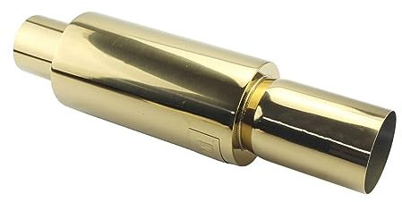 Auto Auspuffrohr Auto Auspuffrohr Schalldämpfer Schwanz Universal Edelstahl Auspuffanlagen Racing Schalldämpfer 2 2,5 Bis 3 Auto Auspuff Schalldämpfer(3,63mm)