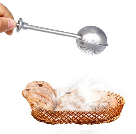 Bliceon Flour Sifter for Baking, Stainless Steel Flour Duster, Icing Sugar Shaker Duster, Flour Dusters for Powdered Sugar, Flour and Spices