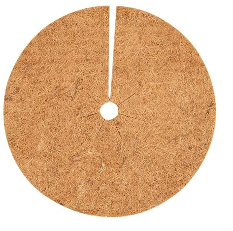 Kokos-Mulchschalen-Set, 4 natürliche Kokosfasern, zum Schutz von Pflanzen und zur Verbesserung der Bodengesundheit (40 cm)