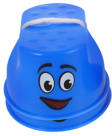 DINHEAROM Balancier Stelzen Für Kinder Kunststoff Stelzen Mit Balance Training Lerneffekt Blau Groß Outdoor Spielzeug Für Kindergarten Und Eltern Kind Aktivitäten