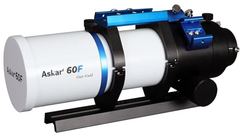 Askar 60F Flat-Field Telescope, 60mm Aperture F6.8 ED Glass Refractor OTA, Quadruplet air-Spaced APO, 230mm Vixen Dovetail Plate for Deep Sky Astrophotography and Visual Astronomy