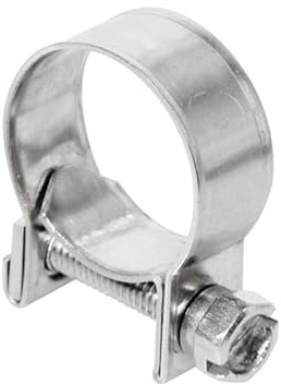 5 Stück verstellbare Schlauchschellen aus Edelstahl – Rohrclips for Leitungen, Wasserrohre und Schläuche – Größenbereich 7–16 mm(8-10mm)