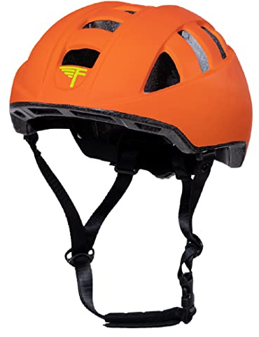 Flybar Kids Bike Helmet - Dual Certified Adjustable Dial, Skateboard Helmet, Roller Skating, Pogo, Electric Scooter, Snowboard, Youth and Toddler Helmet, Boys & Girls 3-14 (Orange,S)