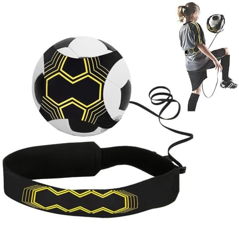 ONEVER Football Kick Trainer - Footballs Training Equipment, Soccer Solo Skill Practice Training Aid, Footballs Skills Improvement for Kids Adults Football Gifts for Boys, Ball Not Included