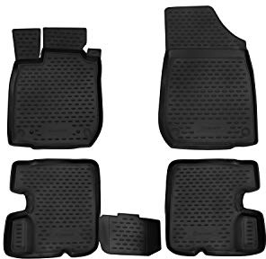 Element Gummimatten Passgenaue Fußmatten Renault Sandero 2010-08/2018 4tlg