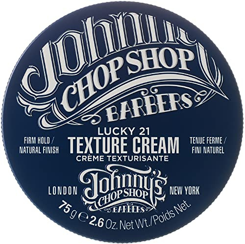 Johnny's Chop Shop - Lucky 21 Texturising Cream, Firm Hold Hair Styler (75g)