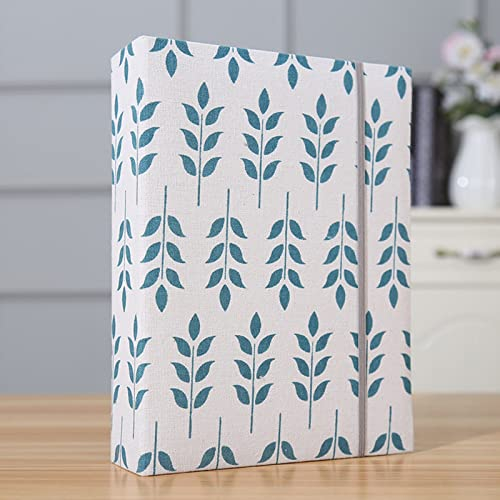 Fotoalbum, 10 x 15 cm, 200 Fotos, Leineneinband, Fotobuch für Familie, Hochzeit, Jahrestag, Baby-Urlaub (200 Fotos (10 x 15 cm), grünes Gras