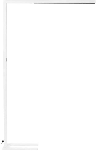 Beliani LED-Stehlampe Metall weiß 194 cm Touch-Funktion dimmbar Bogenlampe Mensa