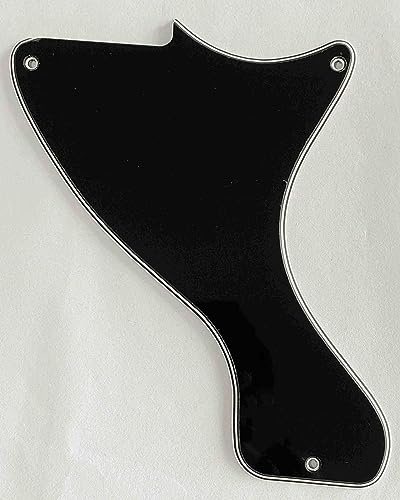 Für Gibson JR LP Les Paul Junior Gitarren-Pickguard Schlagbrett (4-lagig, schwarz)