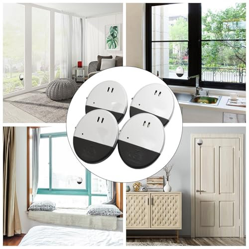 Rilevatore di rottura del vetro dal design compatto efficace nel rilevare vibrazioni a 130 dB (2 pezzi)