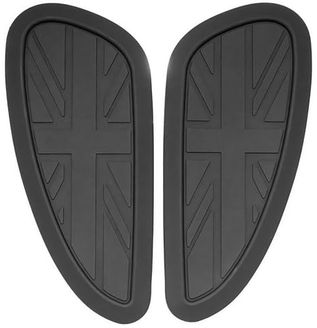 Adesivi per serbatoio da moto – Vintage Black Rubber Gas Tank Traction Serbatoio adesivo per la maggior parte delle moto con serbatoio in metallo