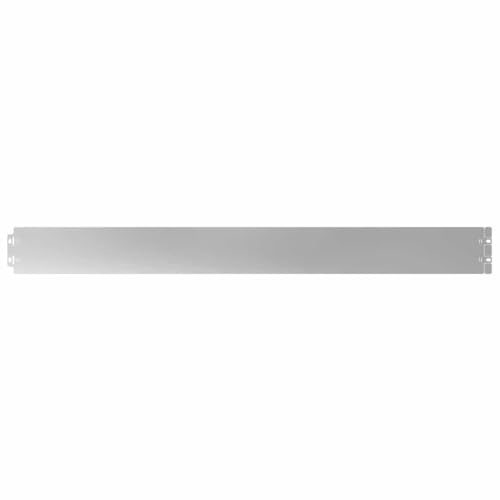 vidaXL Bordure de Pelouse 10 pc 10 x 103 cm Acier galvanisé Argenté
