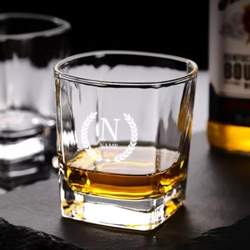 Vaso De Whisky Grabado Personalizado, Copa De Vino Personalizada, Texto Personalizado, Vaso De Whisky Universal, Regalo De Cumpleaños, Aniversario, Regalo De Jubilación For Amante, Papá, Marido