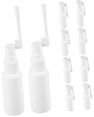 DEARMAMY Botella De De 10 Piezas Rociador Vacío De Niebla Giratorios para Enjuiciador Giratorio para Enjuague Y Embotellado De Viaje (30 Ml)