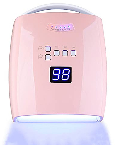 GPDNBIEU, Lampada for Unghie a LED Senza Fili, Lampada for Unghie in Gel Ricaricabile da 48 W Asciugatore for Unghie Senza Fili, Luci for polimerizzare Smalto Professionale Strumenti for Manicure for