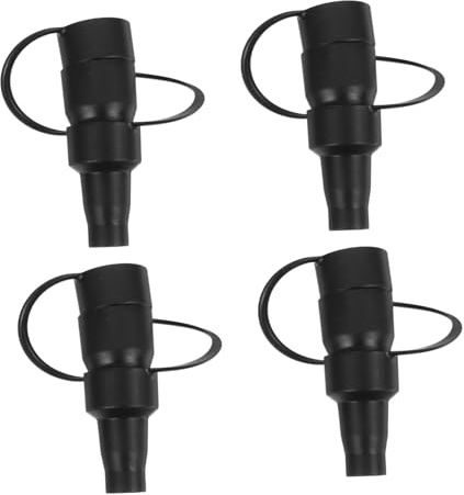 Toyvian 4pcs Air Pump Inflator Nozzles Set, Plastic Replacement Nozzles 3 Different Sizes, Compatible Air Pump Attachments for Inflatable Beds, Pools, and Sofas