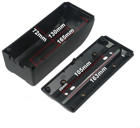 Gdfnmogo Caja de control eléctrico para bicicleta eléctrica y scooter, carcasa grande de ABS para protección del controlador de batería, a prueba de polvo (M)